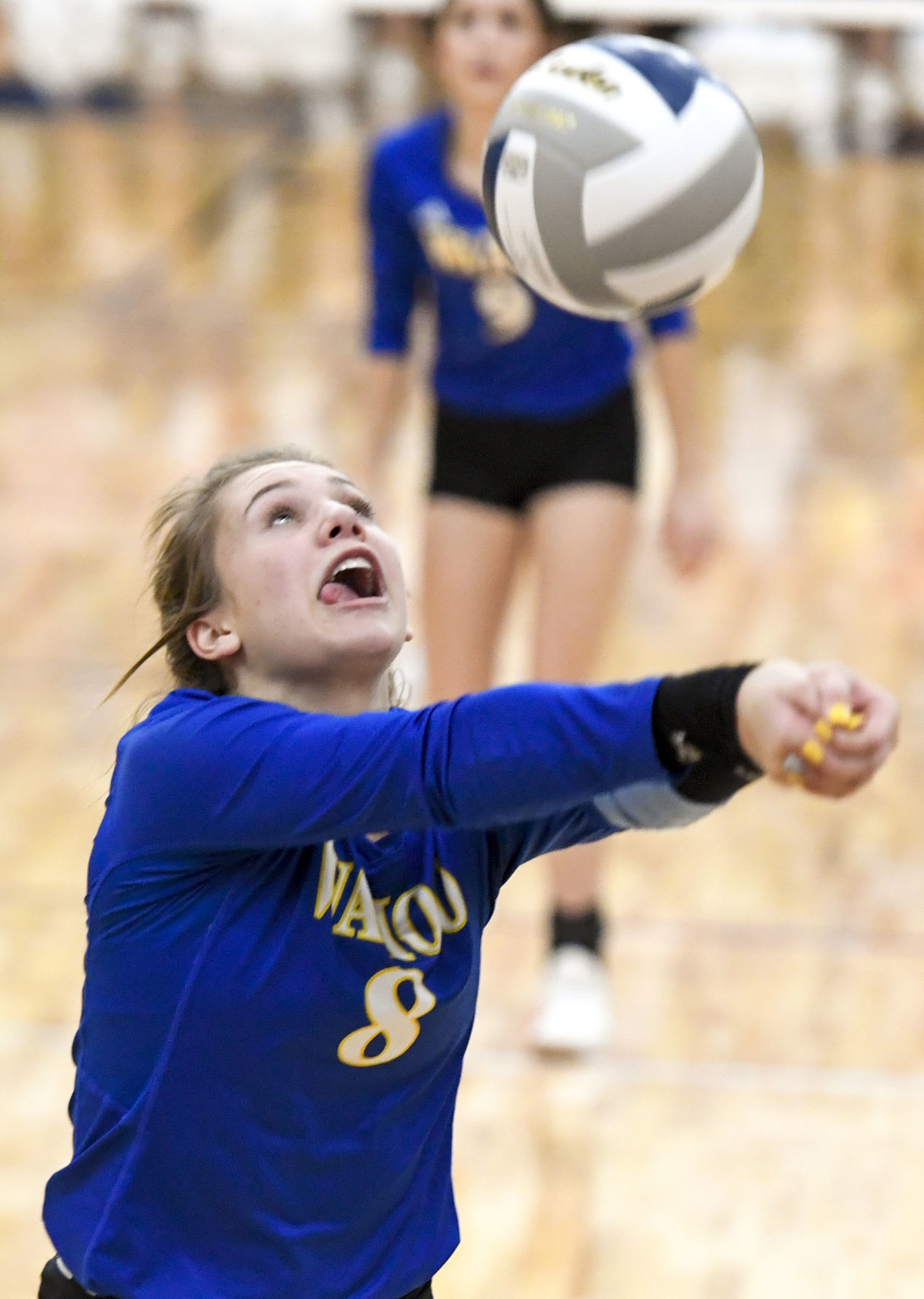 State volleyball, Wahoo vs. Norfolk Catholic, 11.7